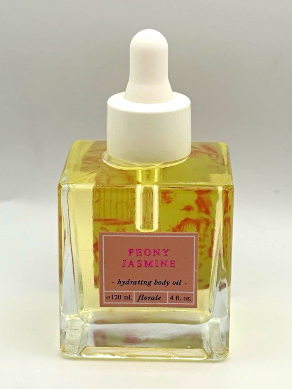 Peony Jasmine Hydrating Body Oil — Yellow